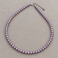 Natalie – Metallic Purple Freshwater Pearl Strand Necklace (4.5–4.6mm)
